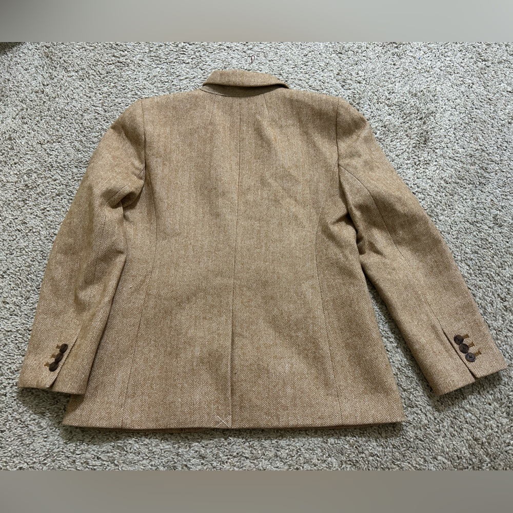 J.Crew Women’s 8P Herringbone Wool Blend Holland Blazer Office Career Academia - Picture 4 of 11